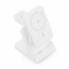 Cordless Charger Aisens 4IN1 15WACCS White