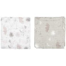 Muslin Pirulos 548 FLAMINGO 385 01 White 2 Pieces