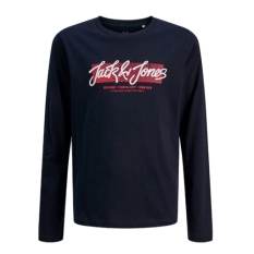 Children’s Long Sleeve T-shirt Jack & Jones Jjurban Ls Crew Neck Sky Navy Blue