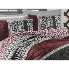 Duvet cover set Red Super king 3 Pieces