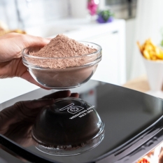 Oil-free Fryer with Weighing Scale InnovaGoods Fryinn Balance 5000 Black Stainless steel 1500 W 5 L