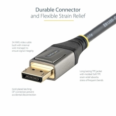 USB Cable Startech DP14VMM1F Black 30 cm