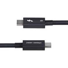 Power Cord Startech TBLT5MM50CM240W Black 50 cm