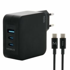Portable charger Mobilis 001365 Black