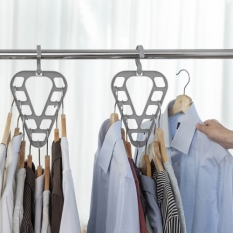 Hanger Organizers Set Orzer InnovaGoods 2 Units Grey (Refurbished A)