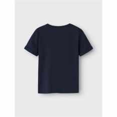 Child's Short Sleeve T-Shirt Name It Nmmvux Blue