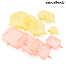 Set of 10 Reusable and Adjustable Kitchen Lids Lilyd InnovaGoods Silicone Multicolour (10 Pieces) (Refurbished A)