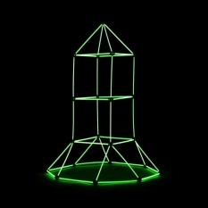 Children’s Fort Building Kit Builkitt InnovaGoods 155 Pieces