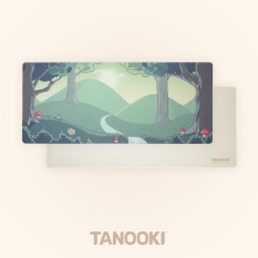 Mouse Mat FR-TEC TANOOKI YUKI Green Beige