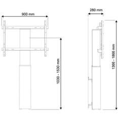 TV Mount Neomounts PLASMA-W2250BLACK 42