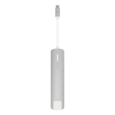 USB Hub Linq Byelements LQ49061 White Grey