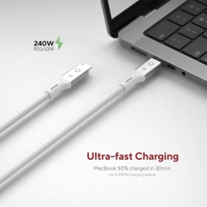 USB Cable Linq Byelements LQCU4100 White 1 m