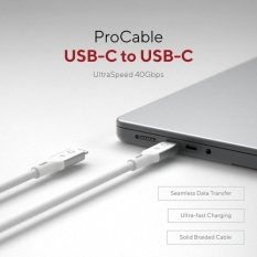 USB Cable Linq Byelements LQCU4100 White 1 m