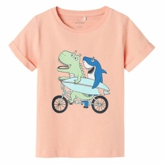 Child's Short Sleeve T-Shirt Name It Nmmvux
