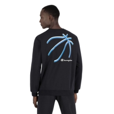 Men’s Sweatshirt without Hood Champion Basket Graphic M Black