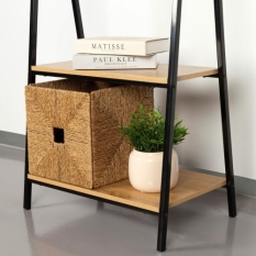 Coat rack with shelf Aktive Black Steel (Refurbished A)
