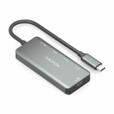 USB Hub Aisens CPNT Grey 100 W