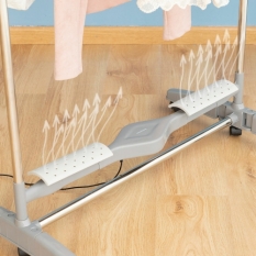 Foldable Electric Drying Rack with Natural Airflow Dryllon InnovaGoods 12 Bars 24 W (Refurbished A+)