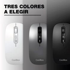 Wireless Mouse CoolBox COO-MOU-W02-B Black 1600 dpi