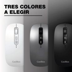 Wireless Mouse CoolBox COO-MOU-W02-B Black 1600 dpi