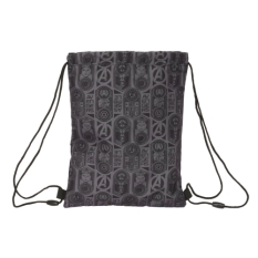 Backpack with Strings The Avengers Vendetta Black 26 x 34 x 1 cm