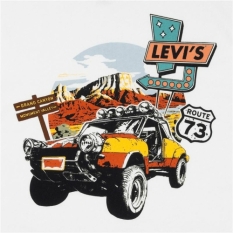 Child's Short Sleeve T-Shirt Levi's Lvb Day Trip White