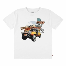 Child's Short Sleeve T-Shirt Levi's Lvb Day Trip White