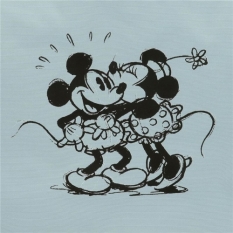 School Case Disney Mickey & Minnie Blue
