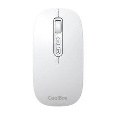 Wireless Mouse CoolBox COO-MOU-W02-W White 1600 dpi