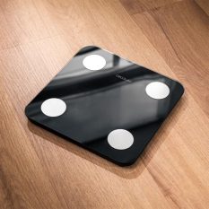 Digital Bathroom Scales Cecotec Surface Precision HealthySmart Black Crystal 180 kg