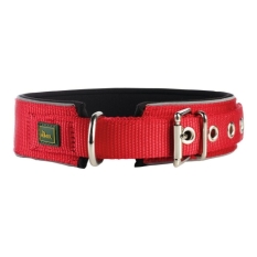 Dog collar Hunter Neoprene Reflect Red 39-46 cm