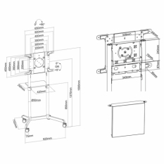 TV Mount Neomounts NS-M1250BLACK 70