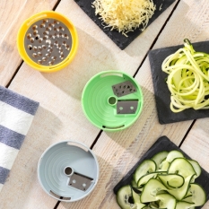 Vegetable Spiral Cutter And Grater With Recipes Vigizer Innovagoods