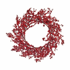 Advent wreathe Krist+ Red Plastic 48 x 10 x 48 cm (6 Units)