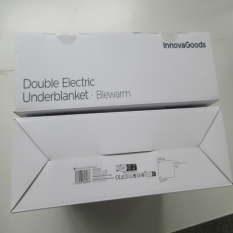 Double Electric Underblanket Blewarm InnovaGoods White 140 x 160 cm 60+60 W (Refurbished A)