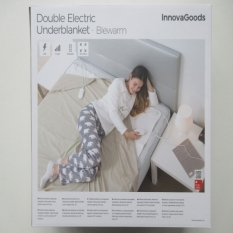 Double Electric Underblanket Blewarm InnovaGoods White 140 x 160 cm 60+60 W (Refurbished A)