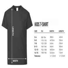 Child's Short Sleeve T-Shirt Super Mario Bowser Text Red