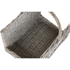 Log Stand Home ESPRIT Natural wicker 47 x 35 x 54 cm (2)