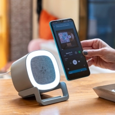 Wireless Speaker-charger With Led Souwis Innovagoods