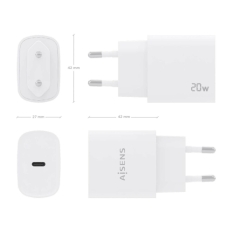 Wall Charger Aisens A110-0752 White 20 W