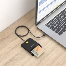 External Card Reader DNI Aisens ASCR-SN06-BK Black