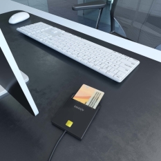 External Card Reader DNI Aisens ASCR-SN06-BK Black