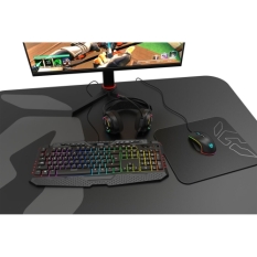 Gaming Headset with Microphone Krom Kappa Black RGB