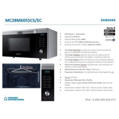 Microwave Samsung MC28M6055CS Black Grey 900 W 28 L (Refurbished C)