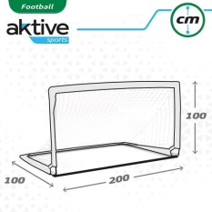 Football Goal Aktive White (Refurbished A)
