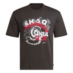 Men’s Short Sleeve T-Shirt Reebok Gs Hs Shaq Spiral Te Black