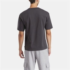 Men’s Short Sleeve T-Shirt Reebok Gs Hs Shaq Spiral Te Black