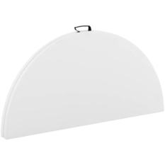 Marbueno Folding Table Resin White D.122x74 cm Catering, Beach & Camping 10530