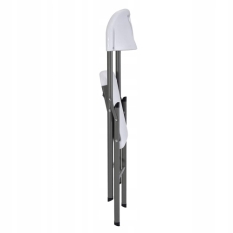 Marbueno Folding Chair Resin White 44x53x83 cm Catering, Beach & Camping 10531