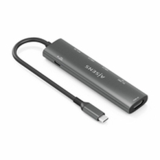 USB Hub Aisens 7 EN 1 Grey 100 W